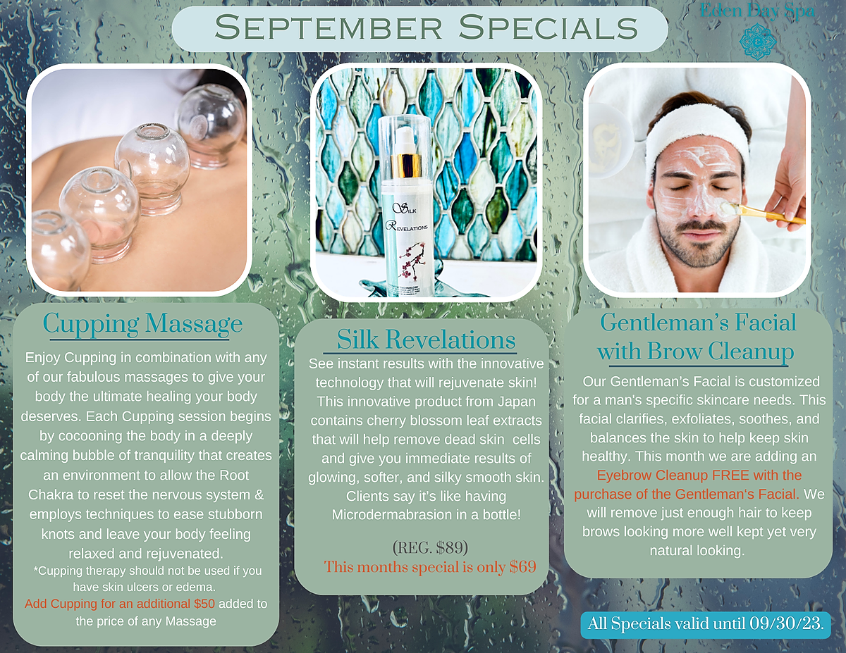 eden day spa Father-s Day Specials